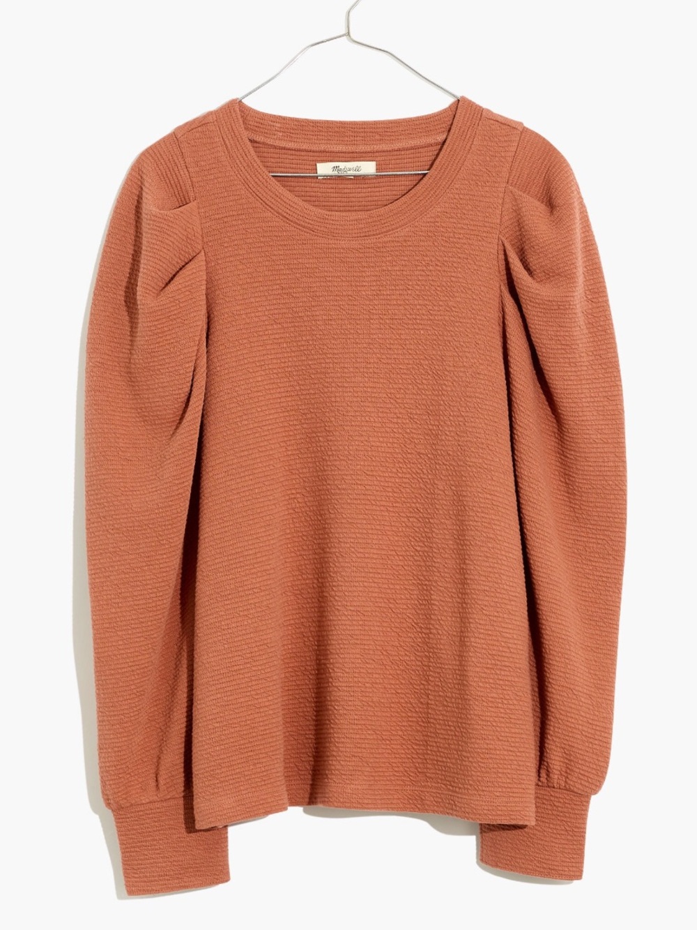 Madewell Puff-Sleeve Knit top